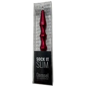 Damsel in Defense Sock It Slim Metallic Pink Aluminum Personal Safety Tool